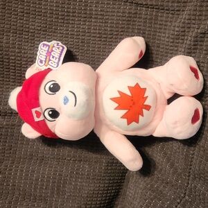 NWT Carebears 11" "True North" Canada Bear  Plush (Claw Machine Prize)